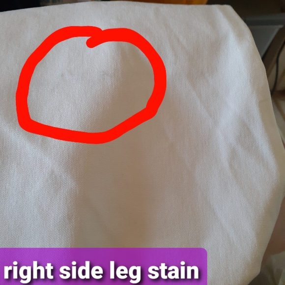 Pull up pants. NWOT. 18W. Never worn. Has stains. - Picture 4 of 8